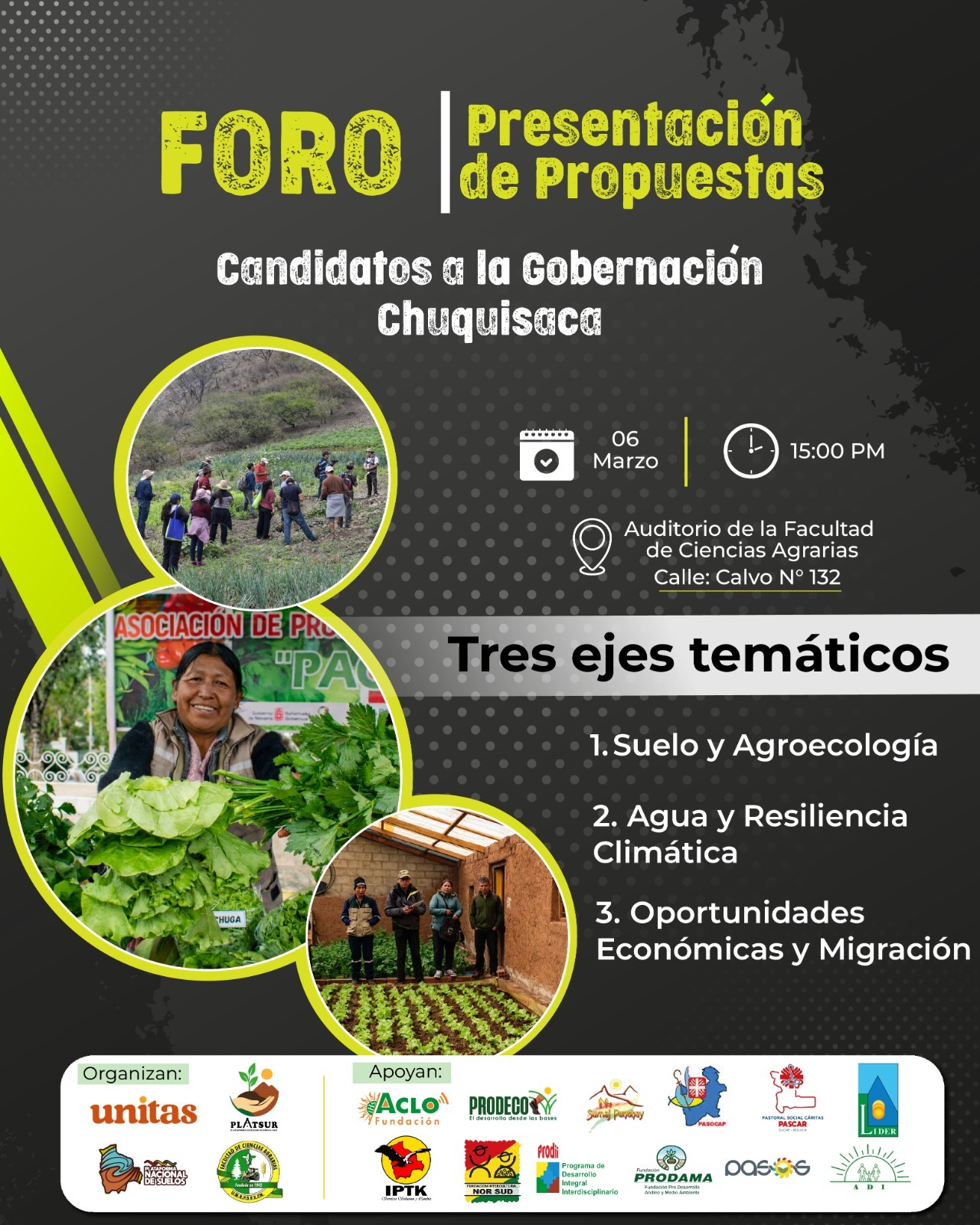 𝐅𝐨𝐫𝐨 𝐝𝐞 𝐏𝐫𝐨𝐩𝐮𝐞𝐬𝐭𝐚𝐬 𝐝𝐞 𝐂𝐚𝐧𝐝𝐢𝐝𝐚𝐭𝐨𝐬 𝐚 𝐥𝐚 𝐆𝐨𝐛𝐞𝐫𝐧𝐚𝐜𝐢ó𝐧 𝐝𝐞 𝐂𝐡𝐮𝐪𝐮𝐢𝐬𝐚𝐜𝐚